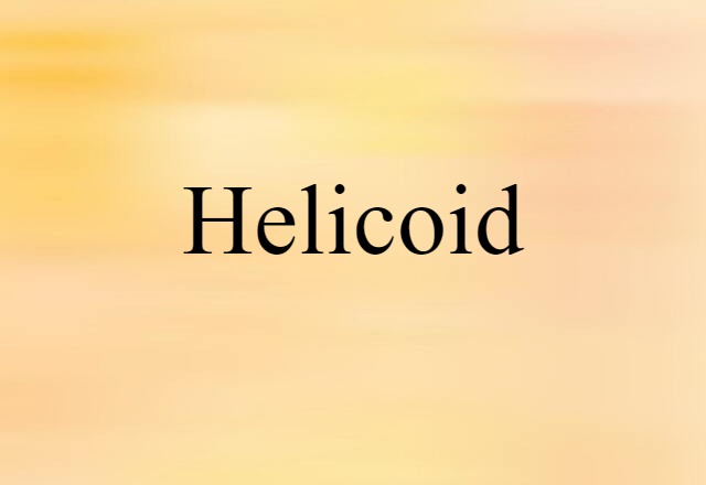 helicoid