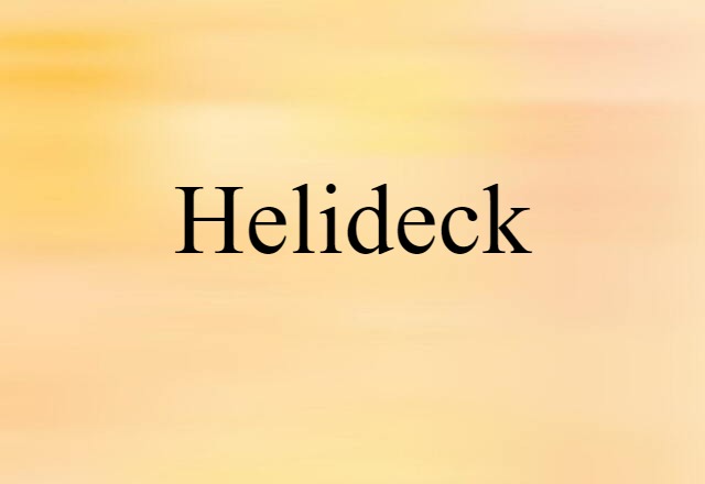 helideck