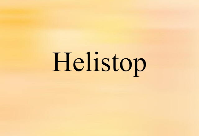 helistop