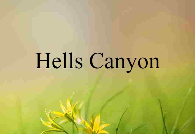 Hells Canyon