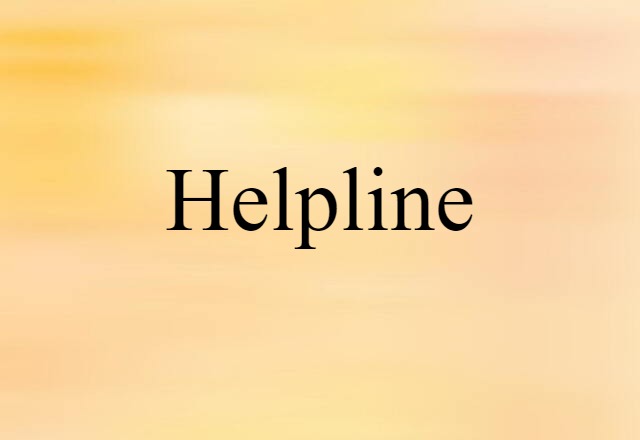 helpline