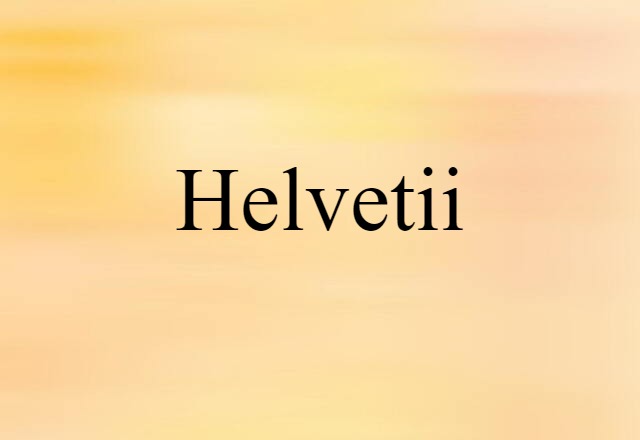 Helvetii