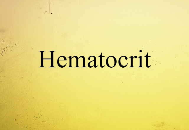 hematocrit