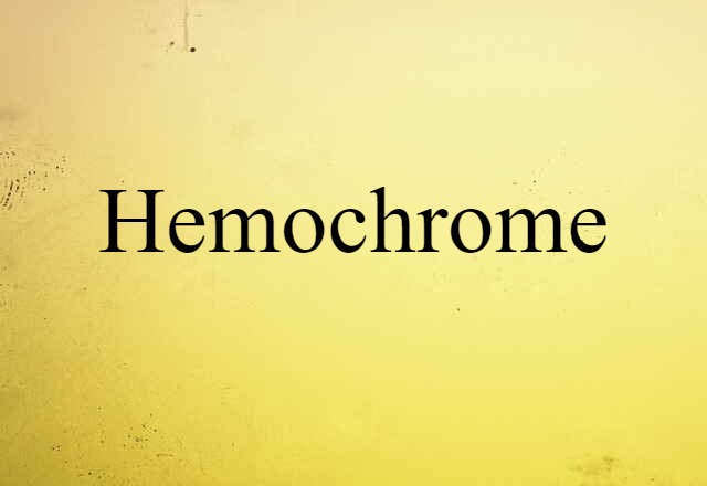 hemochrome