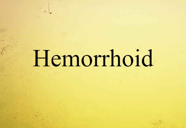 hemorrhoid