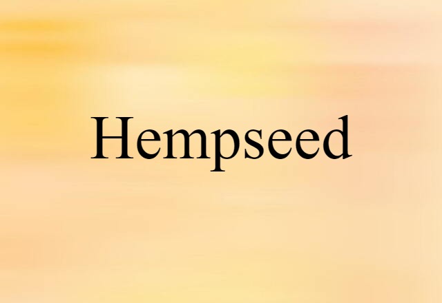 hempseed