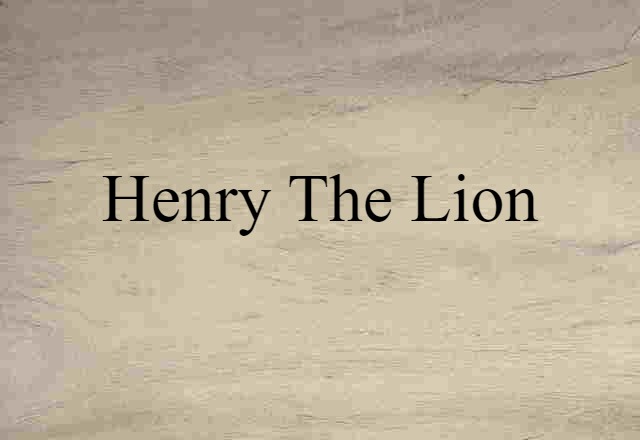 Henry the Lion