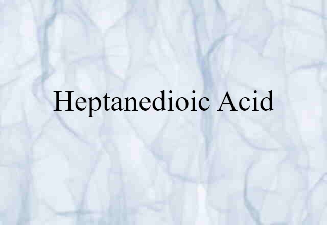 heptanedioic acid