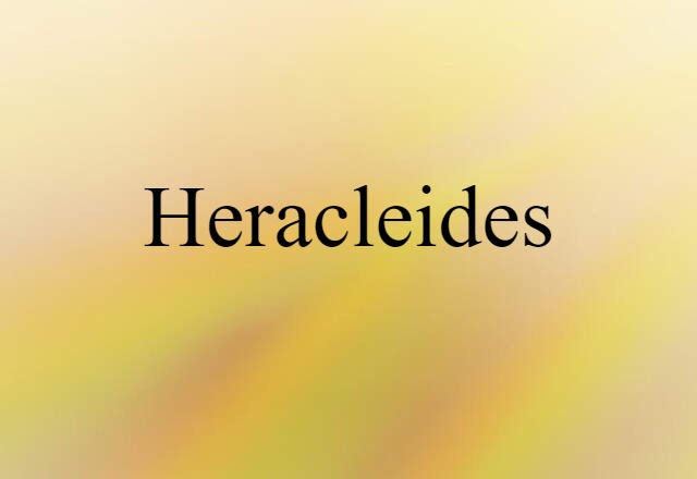 Heracleides