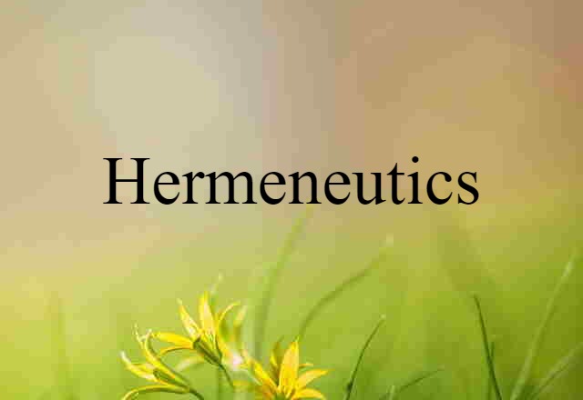 hermeneutics