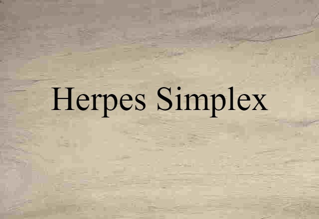 herpes simplex