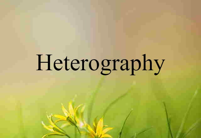 heterography