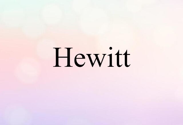 Hewitt