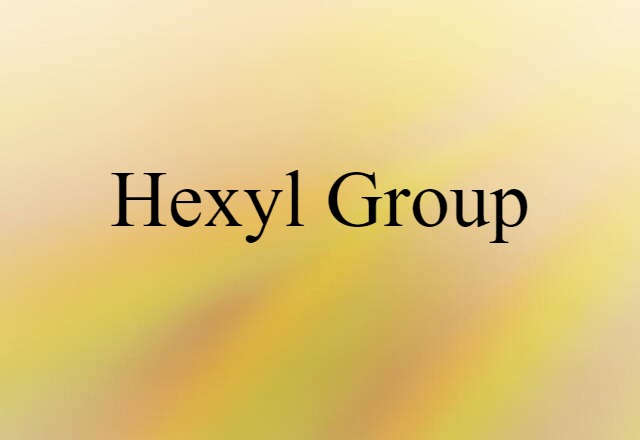 hexyl group