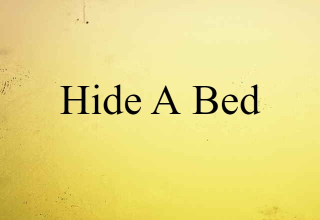 Hide-A-Bed