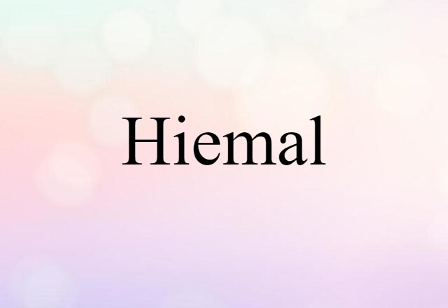 hiemal