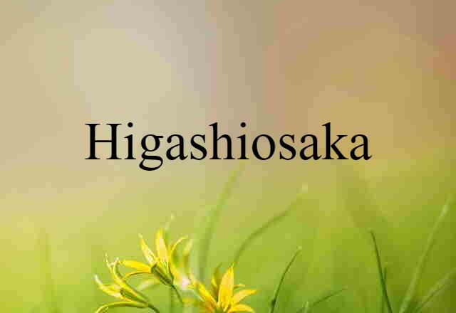 Higashiosaka