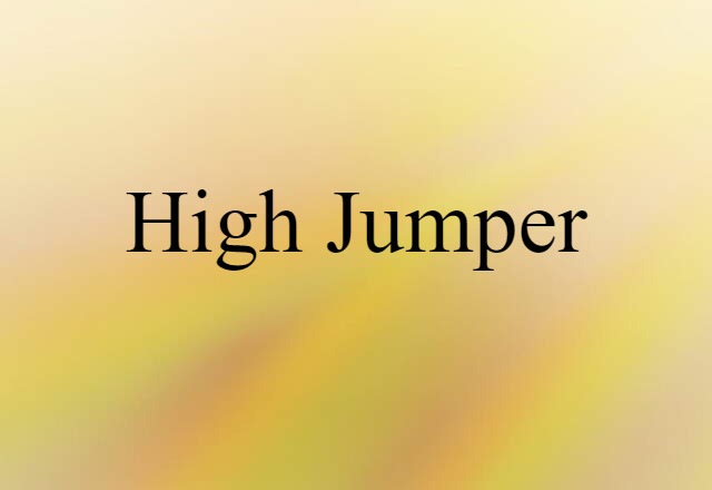 high jumper