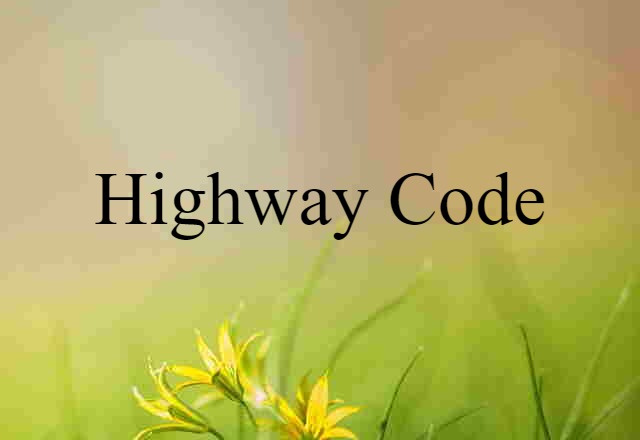 Highway Code