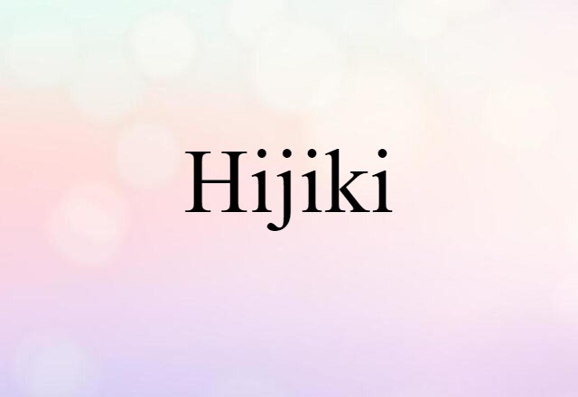 hijiki