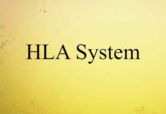 HLA system