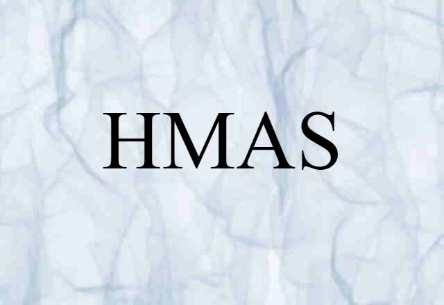 HMAS (noun) Definition, Meaning & Examples