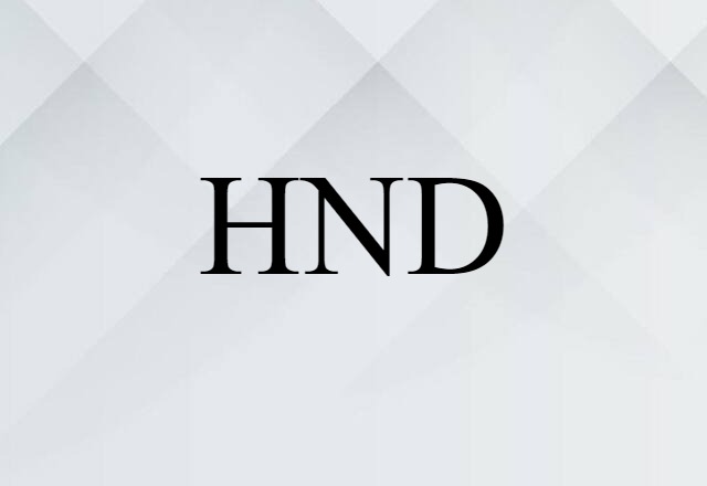 HND