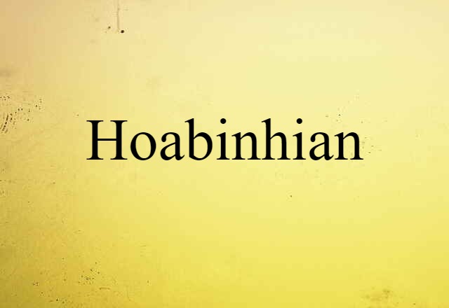 Hoabinhian (noun) Definition, Meaning & Examples