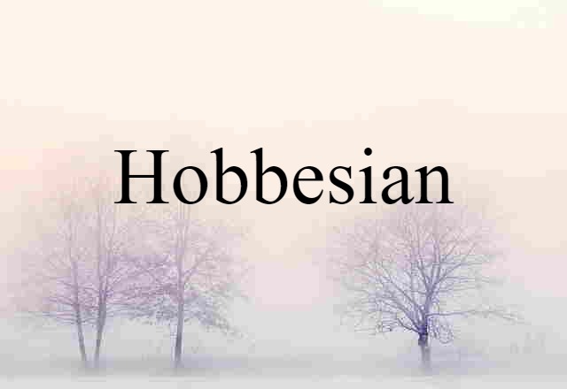 Hobbesian