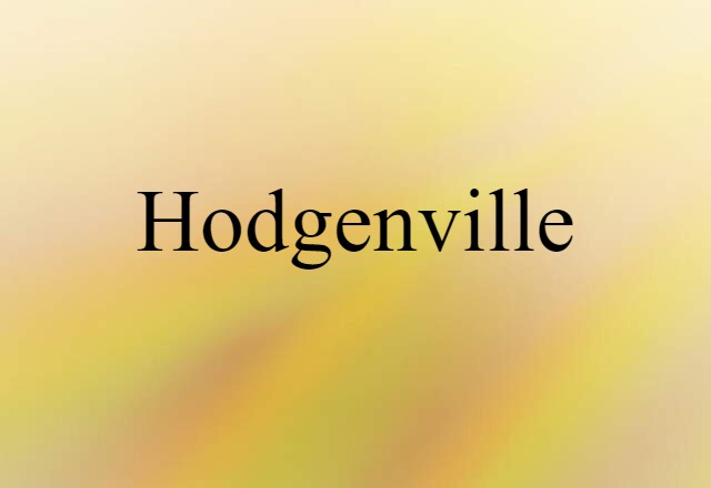 Hodgenville