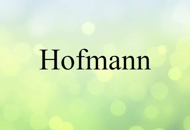 Hofmann