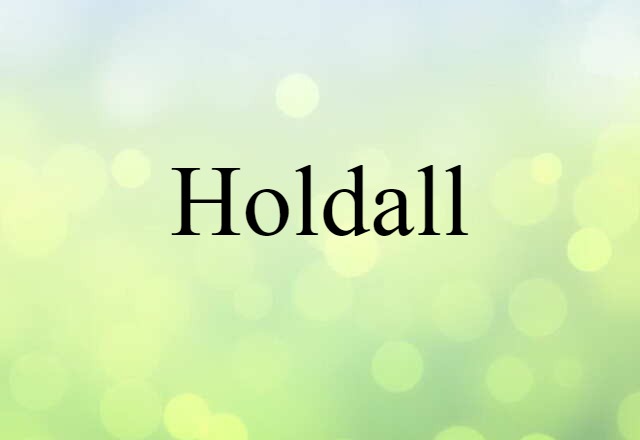 holdall