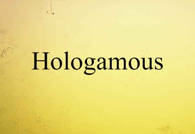 hologamous