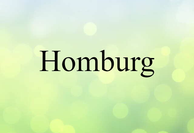 homburg