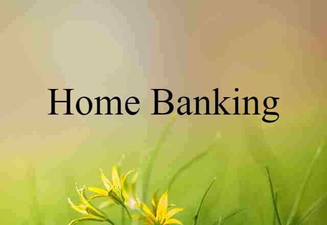 home banking