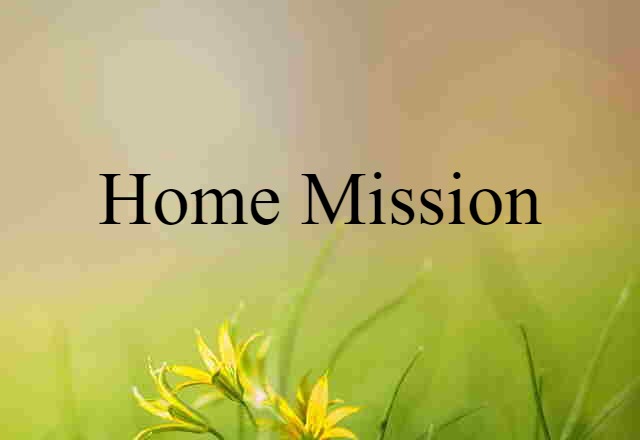 home mission