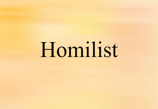 homilist