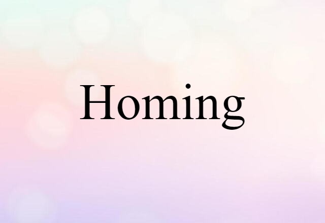 homing