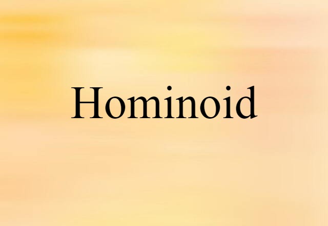 hominoid