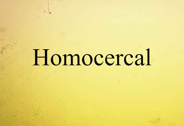 homocercal