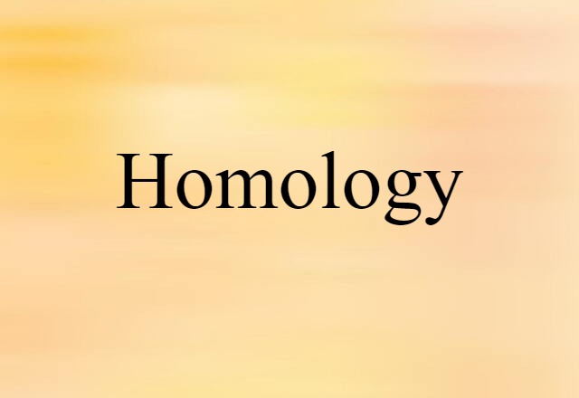 homology