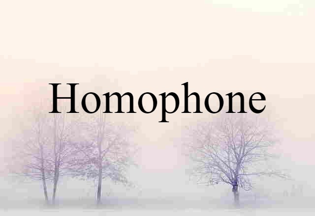 homophone