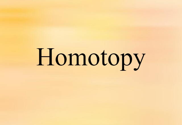 homotopy