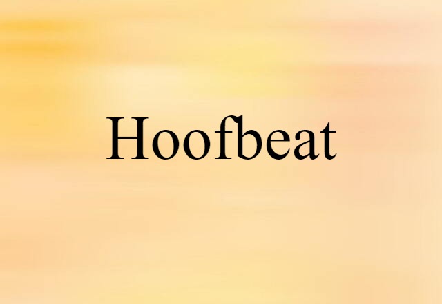 hoofbeat