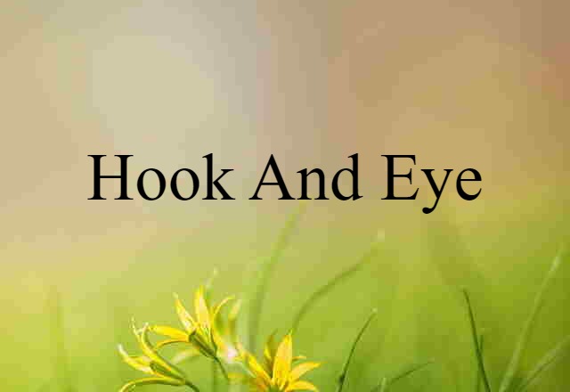 hook and eye