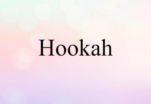 hookah