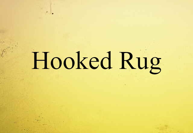 Hooked Rug (noun) Definition, Meaning & Examples