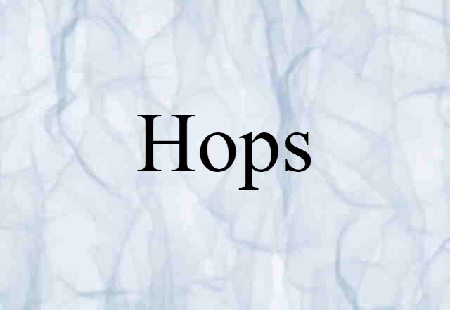 Hops (noun) Definition, Meaning & Examples