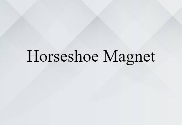 horseshoe magnet