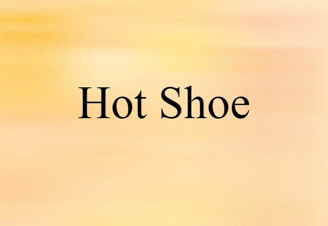 hot shoe